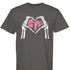 Skeleton Heart Gamma Phi Beta T-Shirt