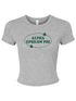 Clover Crop Tee- Alpha Epsilon Phi