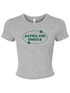 Clover Crop Tee- Alpha Chi Omega