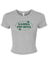 Clover Crop Tee- Gamma Phi Beta
