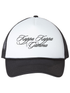 Cursive Kappa Kappa Gamma Black Trucker Hat