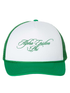 Cursive Alpha Epsilon Phi Green Trucker Hat