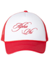 Cursive Alpha Phi Red Trucker Hat