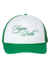 Cursive Kappa Delta Green Trucker Hat