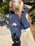 Star Burst Sigma Delta Tau Crewneck