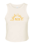 Sunburst Crop Tank- Alpha Xi Delta