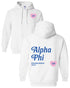 Simple Heart Hoodie - Alpha Phi