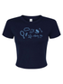 Under the Sea Crop Tee- Alpha Phi