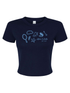Under the Sea Crop Tee- Alpha Xi Delta