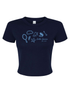 Under the Sea Crop Tee- Delta Gamma