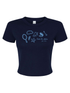 Under the Sea Crop Tee- Theta Phi Alpha