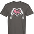 Skeleton Heart Alpha Phi T-Shirt
