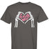Skeleton Heart Sigma Sigma Sigma T-Shirt