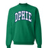 Striped Delta Phi Epsilon Crewneck