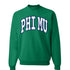 Striped Phi Mu Crewneck