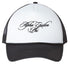 Cursive Alpha Epsilon Phi Black Trucker Hat
