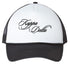 Cursive Kappa Delta Black Trucker Hat