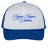 Cursive Kappa Kappa Gamma Blue Trucker Hat