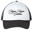 Cursive Kappa Kappa Gamma Black Trucker Hat