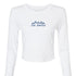 Mountain Chi Omega Crop Long Sleeve