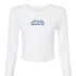 Mountain South by Sea Crop Long Sleeve