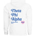 Simple Heart Hoodie - Theta Phi Alpha