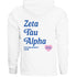 Simple Heart Hoodie - Zeta Tau Alpha