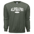 Sporty Crewneck- Alpha Phi