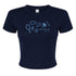 Under the Sea Crop Tee- Alpha Sigma Tau