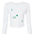 I'm So Lucky Crop Long Sleeve Tee
