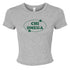 Clover Crop Tee- Chi Omega