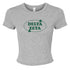 Clover Crop Tee- Delta Zeta