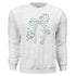 Lucky Bow Sweatshirt- Alpha Delta Pi