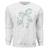 Lucky Bow Sweatshirt- Alpha Omicron Pi