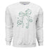 Lucky Bow Sweatshirt- Alpha Phi