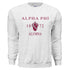 Sorority Crest Alumna Sweatshirt - Alpha Phi