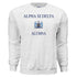 Sorority Crest Alumna Sweatshirt - Alpha Xi Delta