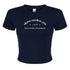 Motto Crop Tee- Alpha Epsilon Phi