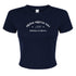 Motto Crop Tee- Alpha Sigma Tau