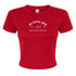 Motto Crop Tee- Pi Beta Phi
