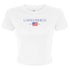 Gingham Flag Crop Tee - Gamma Phi Beta