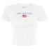 Gingham Flag Crop Tee - Kappa Alpha Theta