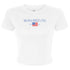 Gingham Flag Crop Tee - Sigma Delta Tau
