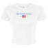 Gingham Flag Crop Tee - Theta Phi Alpha