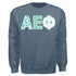 Patchwork Sweatshirt- Alpha Epsilon Phi