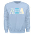 Patchwork Sweatshirt- Alpha Xi Delta