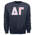 Patchwork Sweatshirt- Delta Gamma