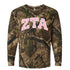 Camo Long Sleeve- Zeta Tau Alpha
