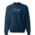 Elegant Script Sweatshirt- Chi Omega