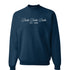 Elegant Script Sweatshirt- Delta Delta Delta